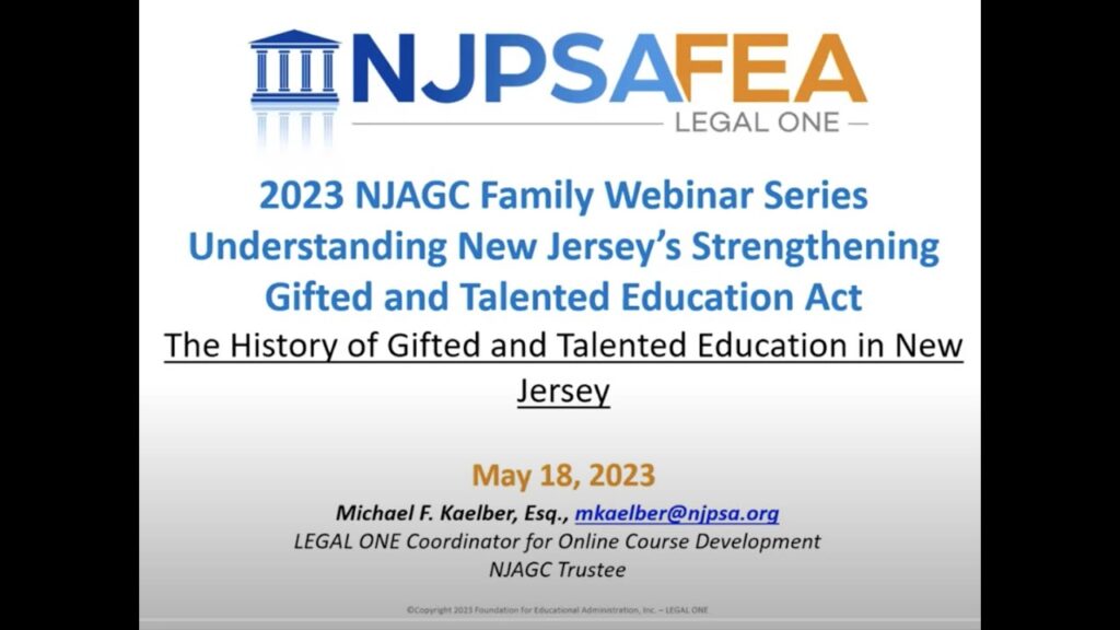 Understanding NJ’s Strengthening Gifted and Talented Education Act